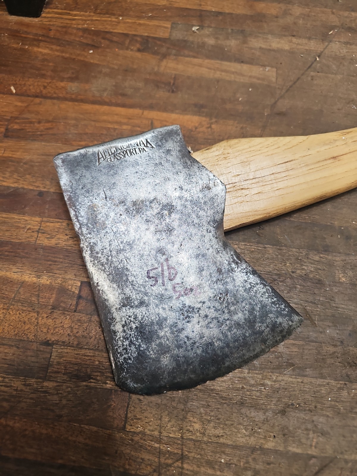 AC16- Vintage True Temper AMERICANAX Jersey Pattern Axe 5 lb 5 oz
