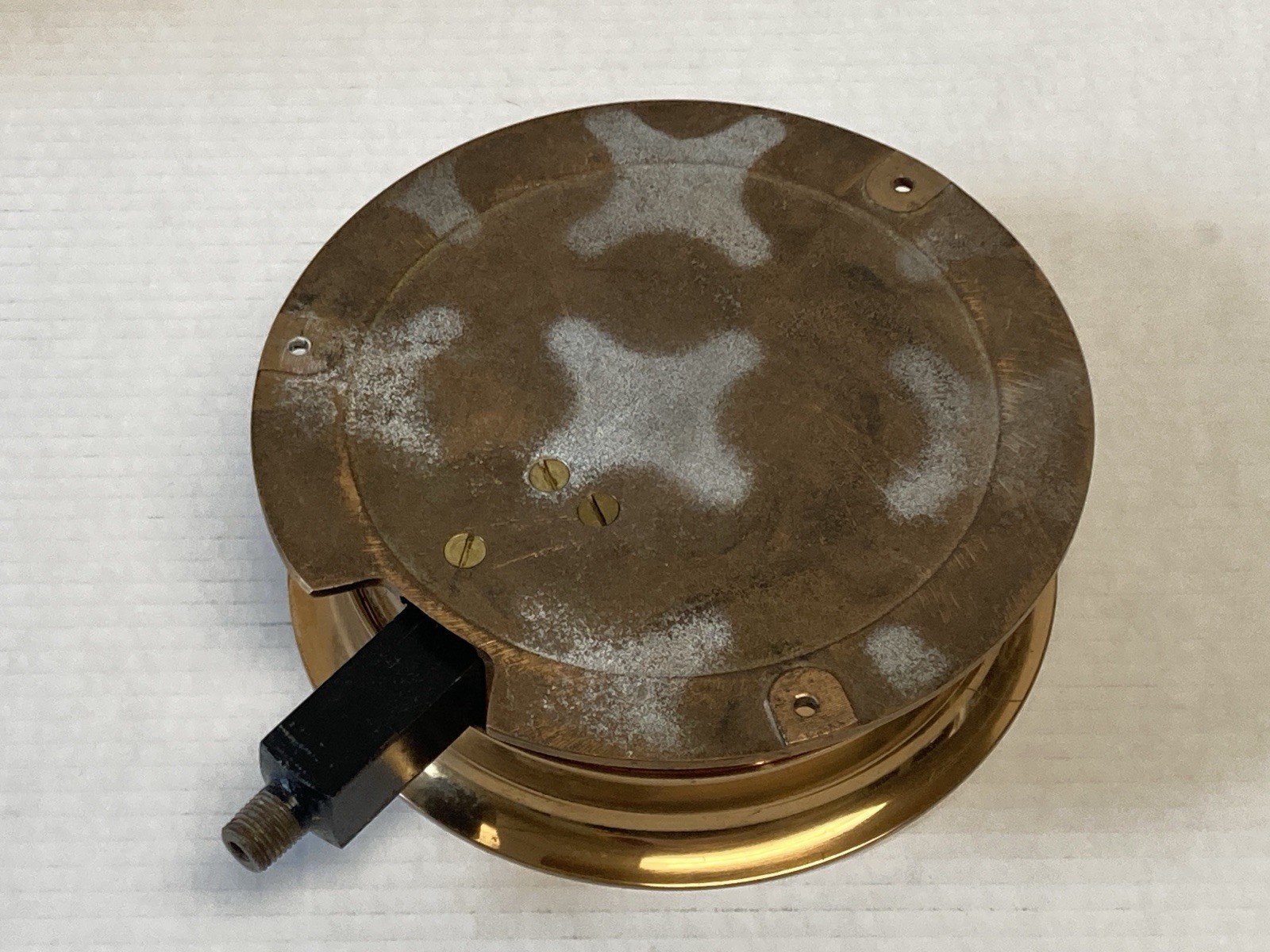 Vintage Jas. P Marsh & Company Chicago Brass Gauge 3000 PSI Steampunk Look