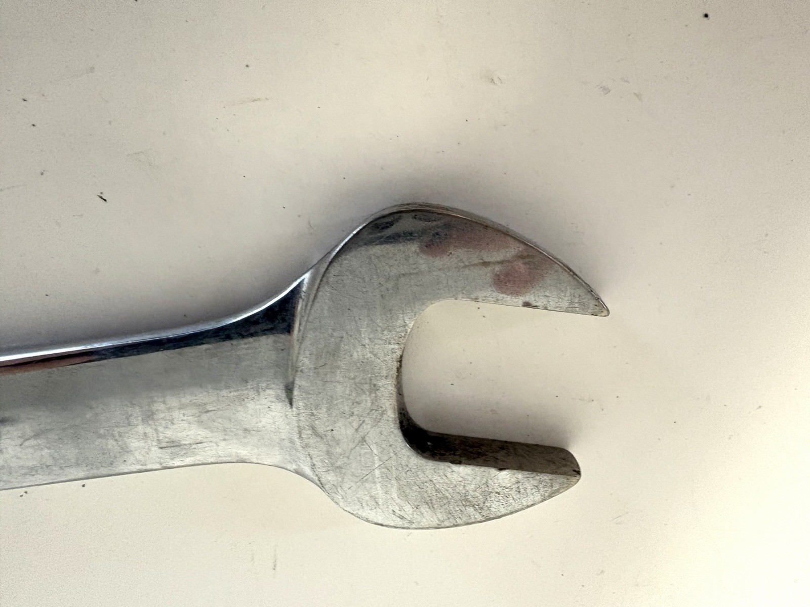 Snap-on Tools OEX32 1″ SAE Combination 12-pt Polished Chrome Wrench USA Snap-on