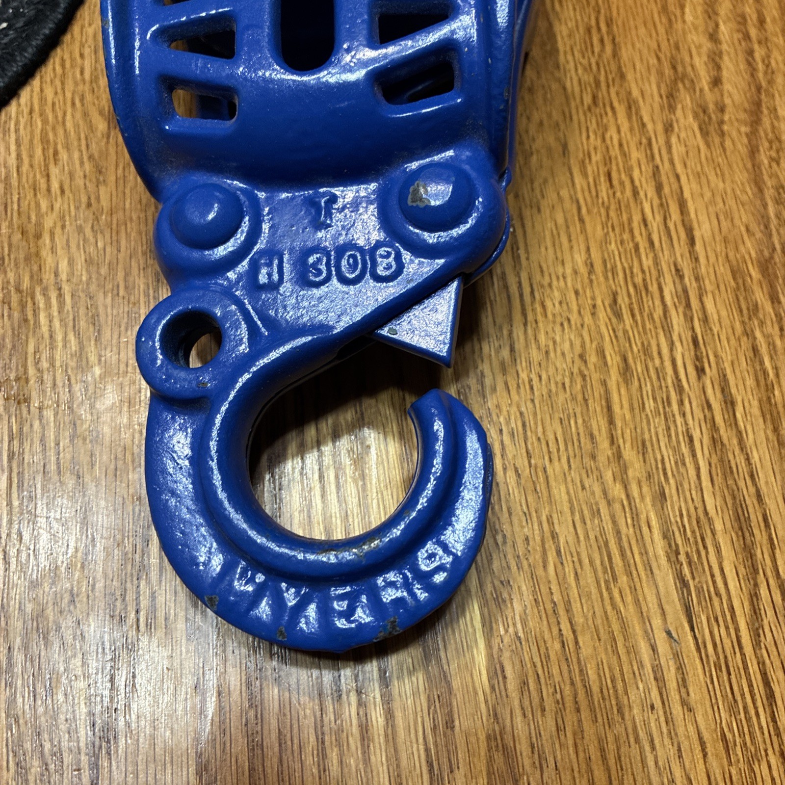 Hay Rope Pulley Myers H308 Cast Iron Frame And Pulley Excellent Condition VTG