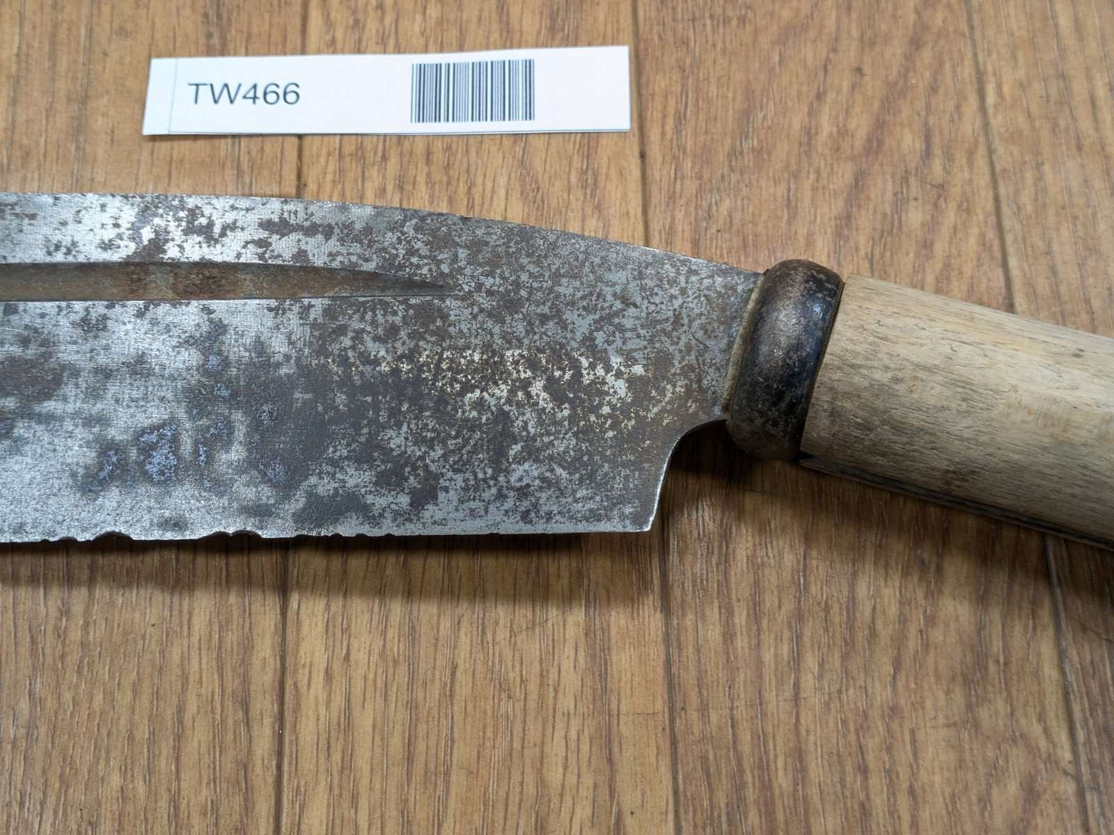 DAMAGED Japanese vintage Carpentry Tool NATA AXE ONO Woodworking 178/375mm TW466