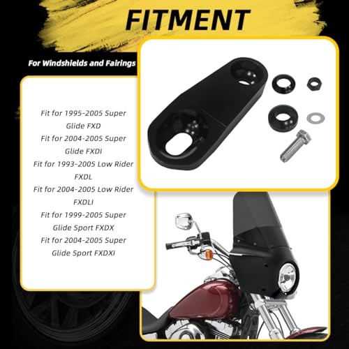 Headlight Extension Block for Harley Sportster 1100 1200 Iron 883 93-05 Dyna