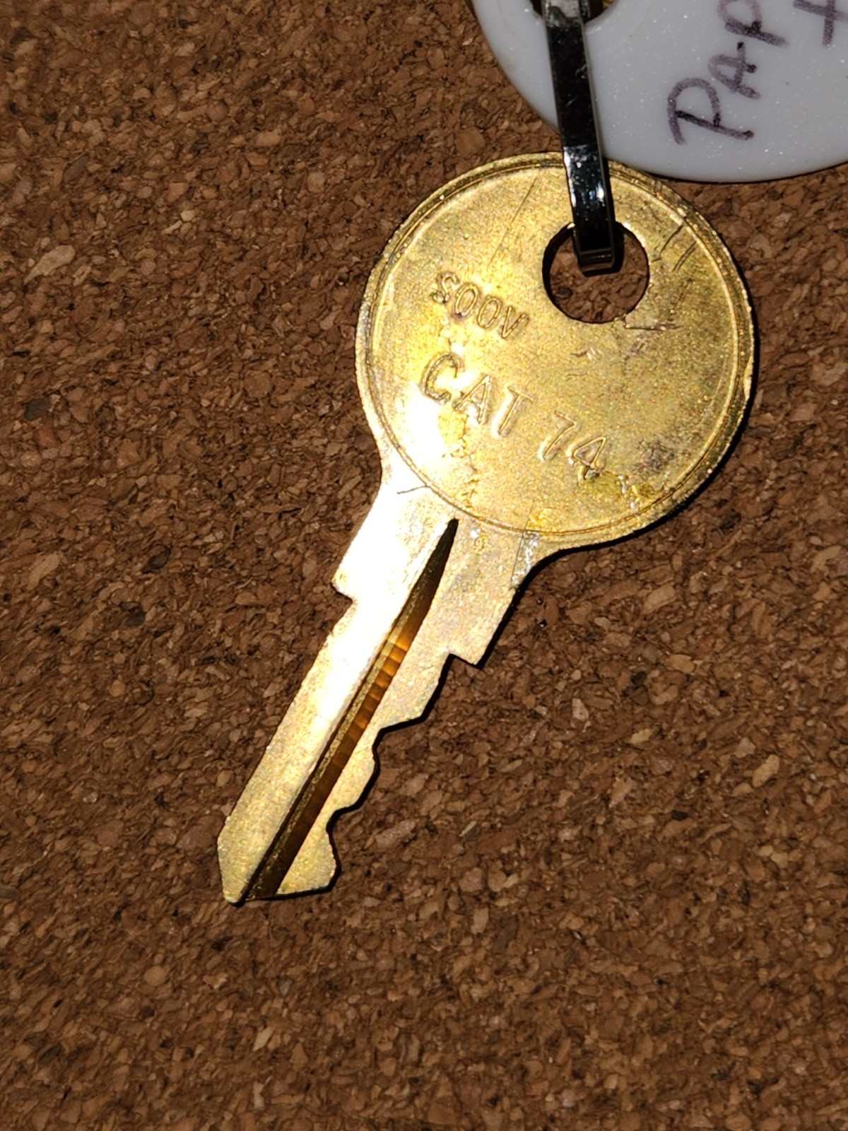 2 BOBRICK Cat 74 Brass Key for Paper Towel Dispensers