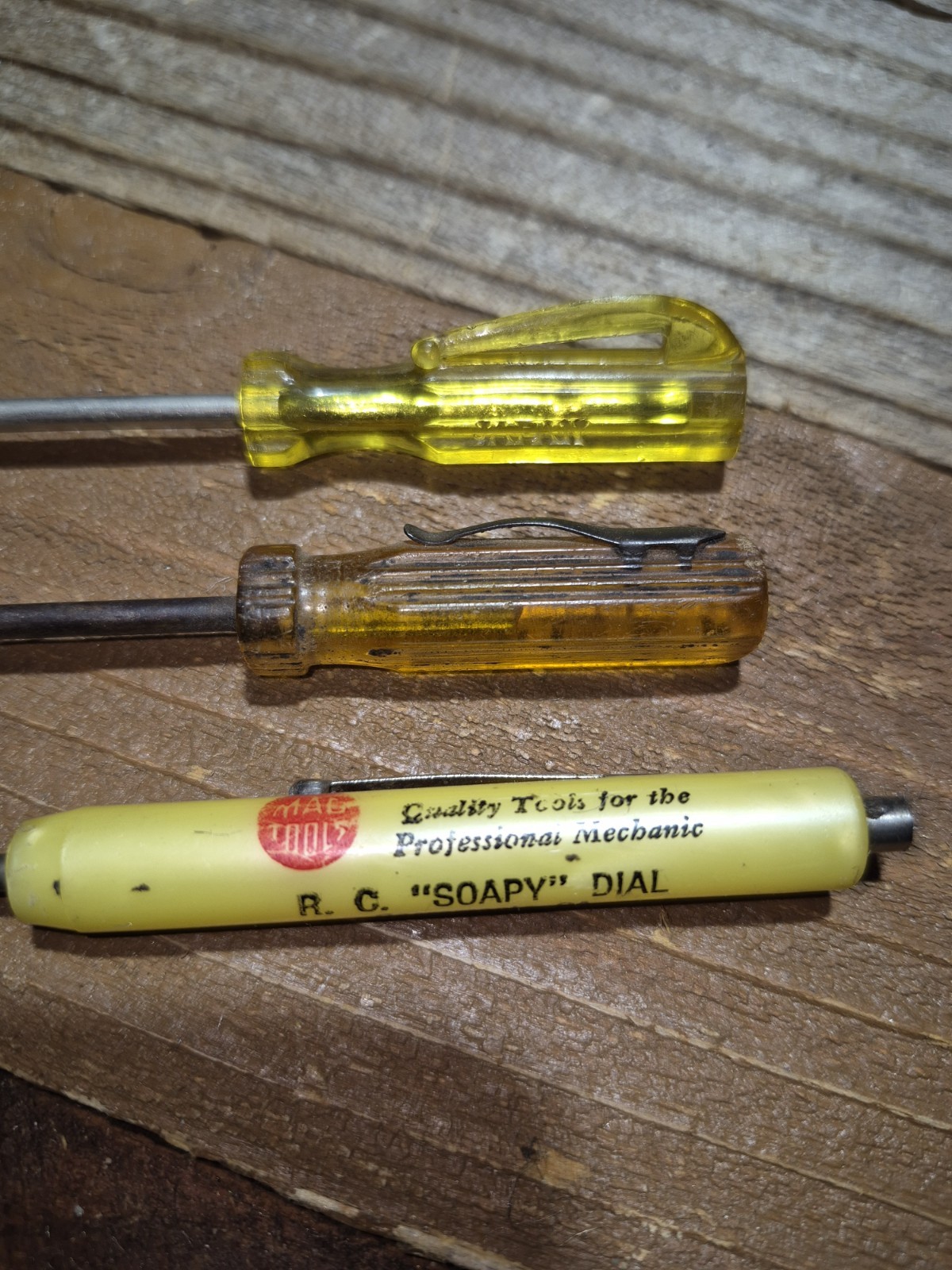 MAC TOOLS Mini Promotional Pocket Screwdriver Magnet “Soapy” Sacramento USA
