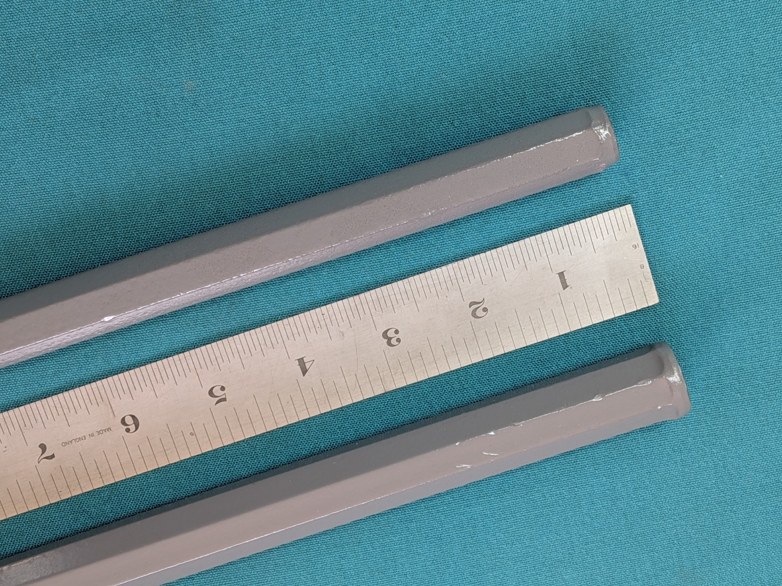 Vintage Two Refurbished Extra Long Cold Chisels 1″ x 15-1/2″ AND 1-1/8″ x 14″