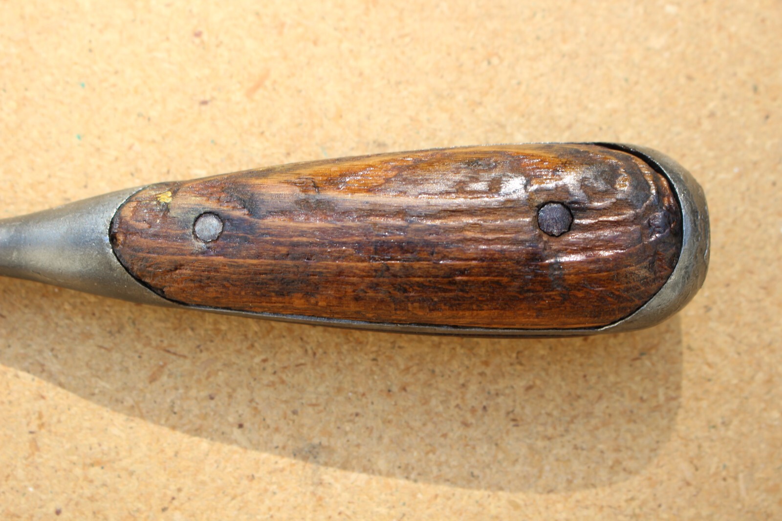 Vintage Antique Lenox 6 Screwdriver Wood Handle Flat Blade Flathead