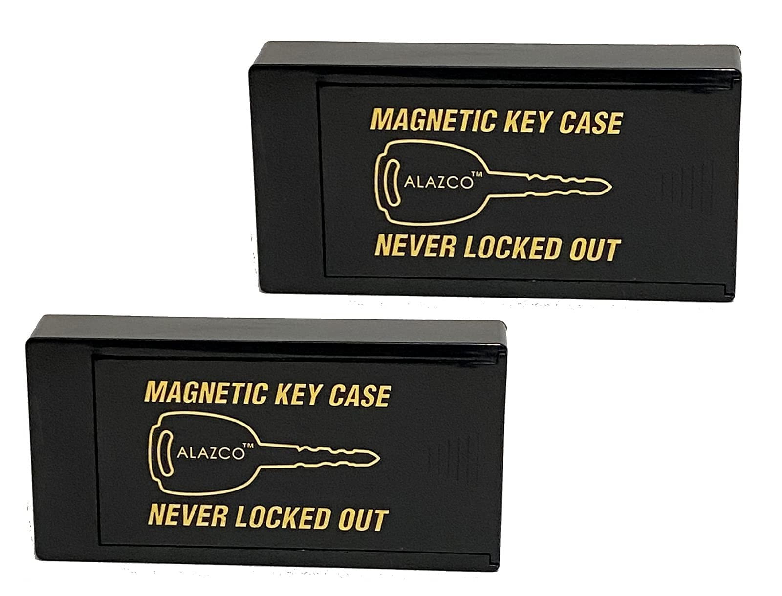 2 Hide A Key Magnetic Under Car Spare 4″ L x 2″ W x 0.625″ H, Black