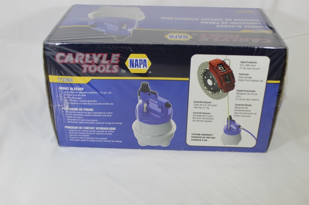 Carlyle Tools by Napa 71800 Brake Bleeder – BRAND NEW!
