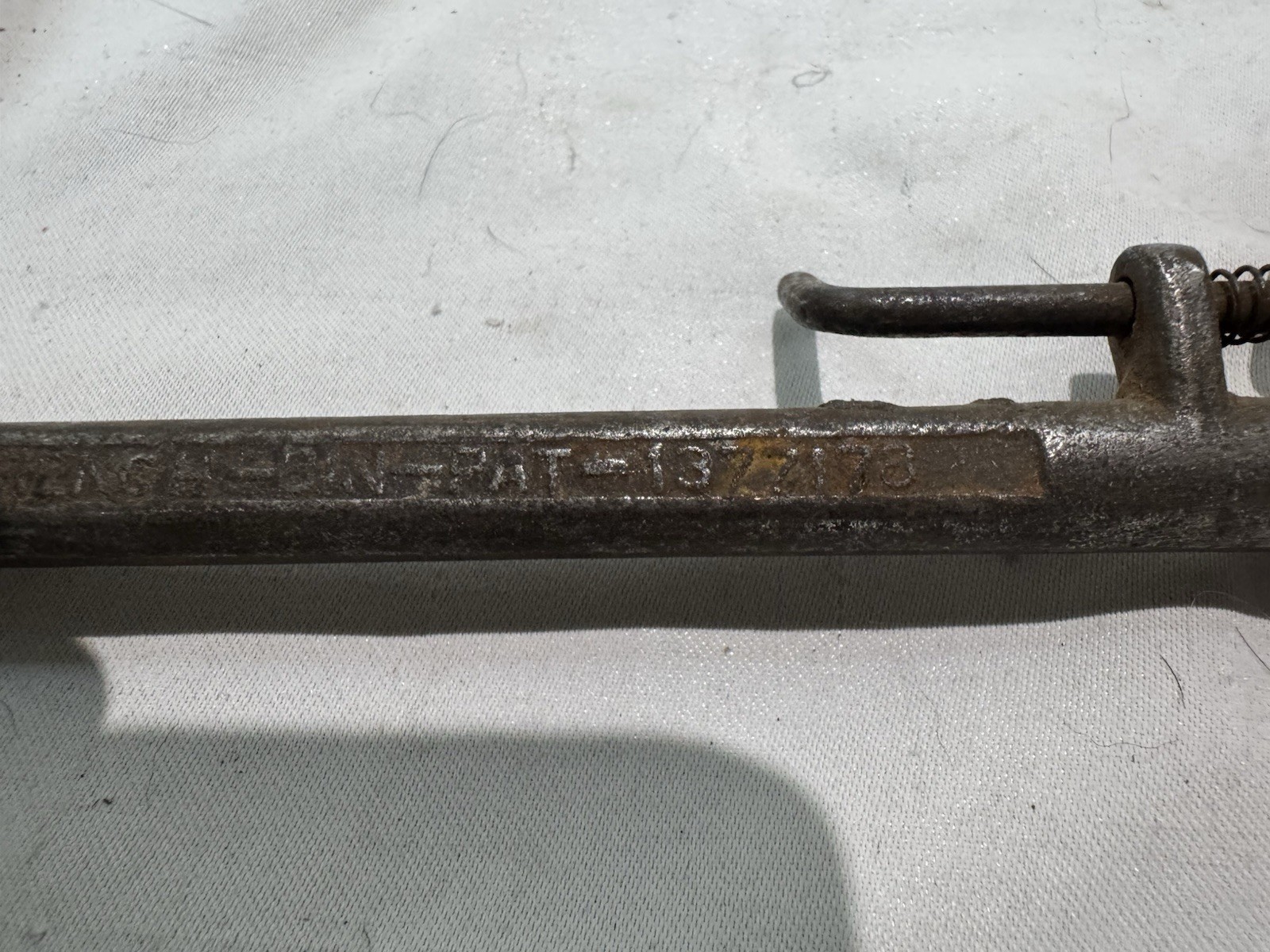 Vintage 8” T-handle Self Adjustable Basin Wrench – By Andree Wrench