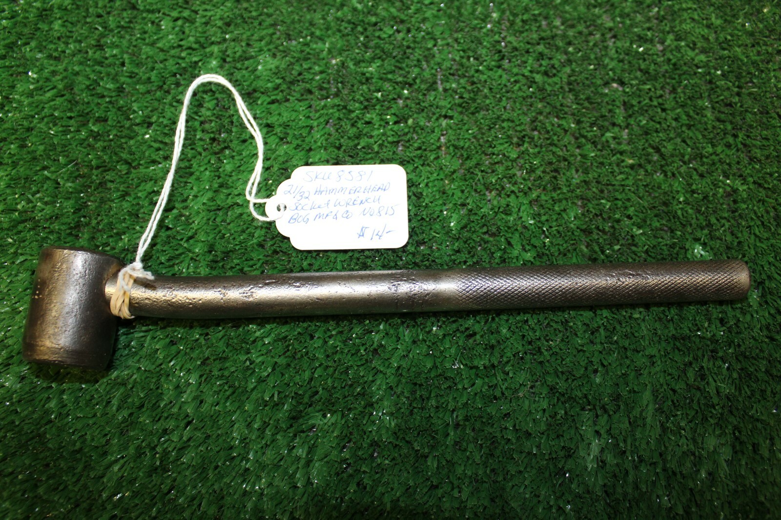 SOCKET WRENCH, HAMMERHEAD, ONE ENDED, BOG MFG. CO., SKU 8581