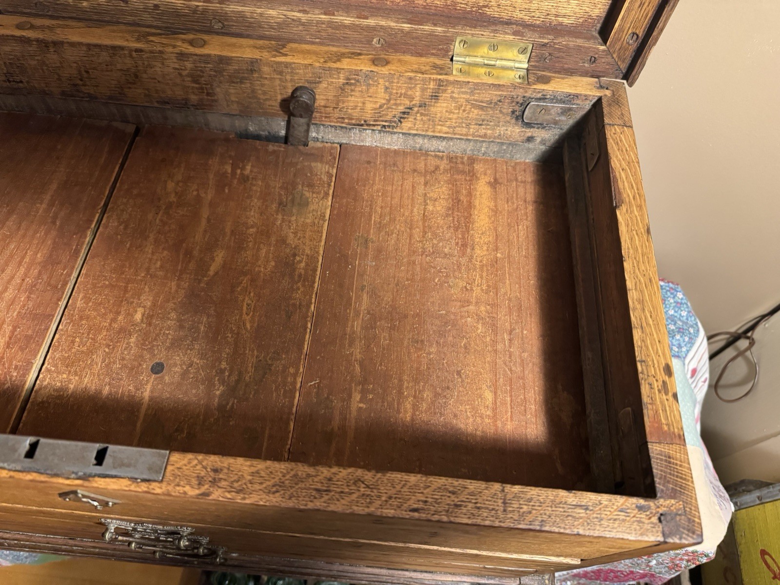 Old Machinist Chest. Late 1800 Early 1900’s Heavy Solid Piece.