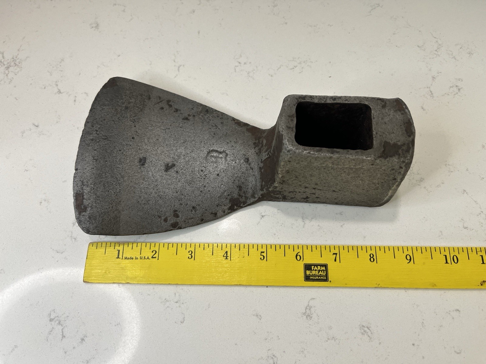 Antique Hubbard Hewing Adze Tool Head 4.14lbs
