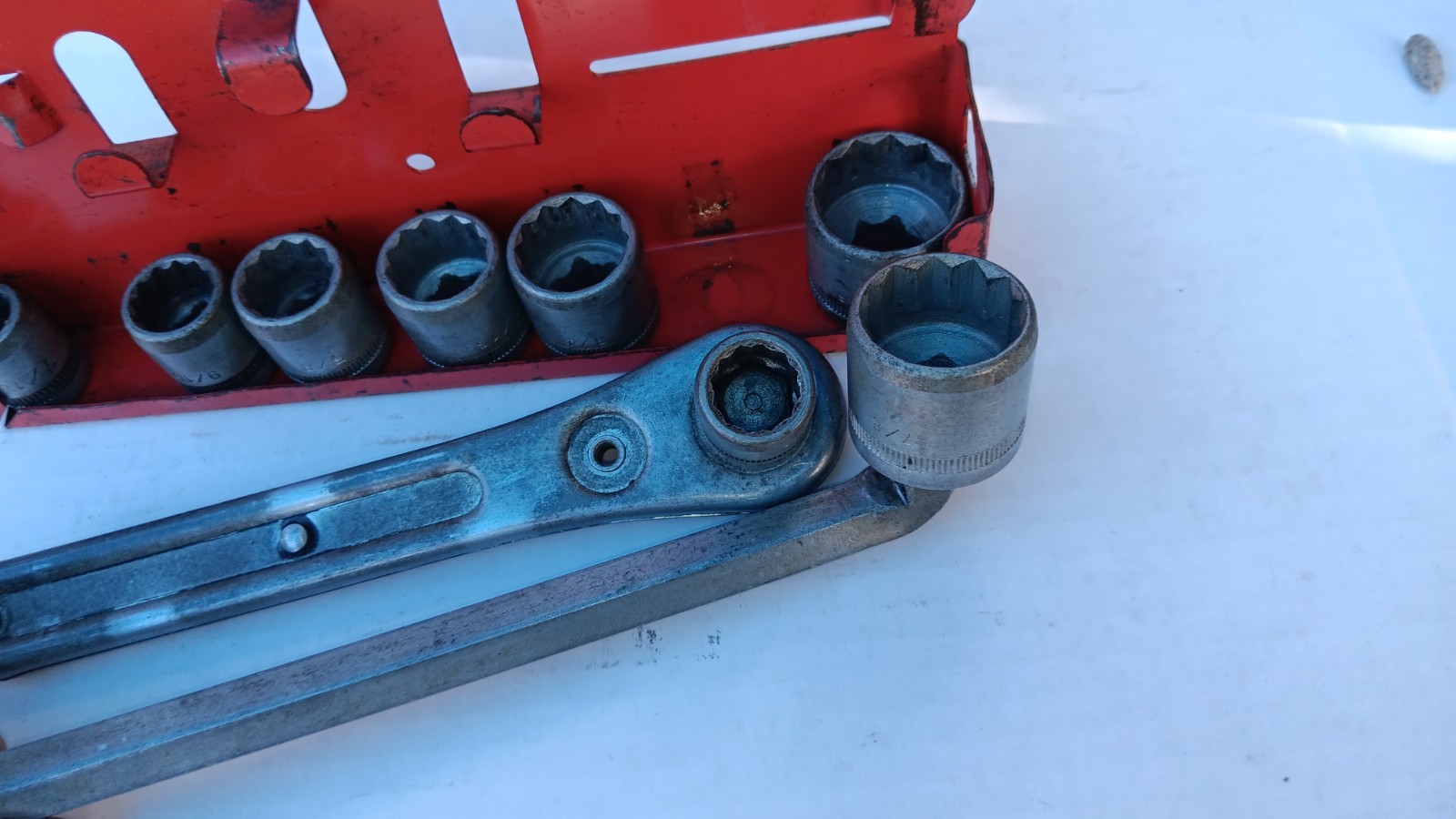 11-Piece 1/2″ Hex Drive Socket Wrench Set Western Auto Supply Co H2913