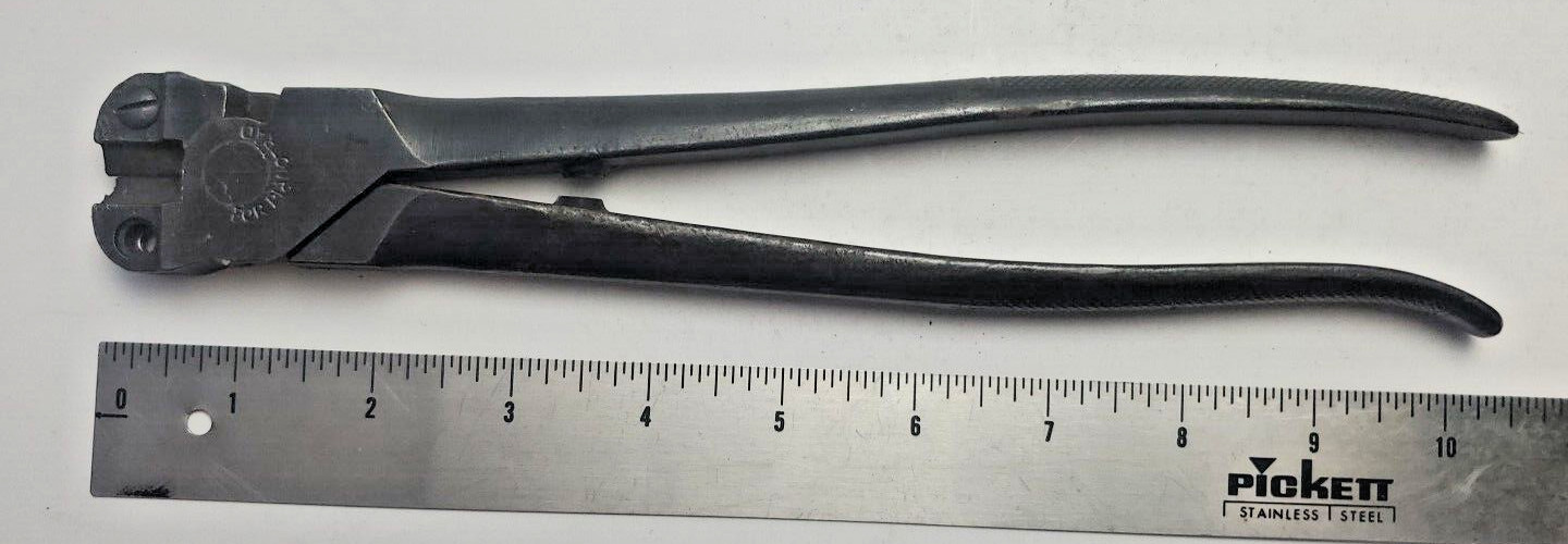 Vintage Sweden Berg Eskilstuna No. 1518 Piano Wire Cutter Nippers Pliers 10 Inch