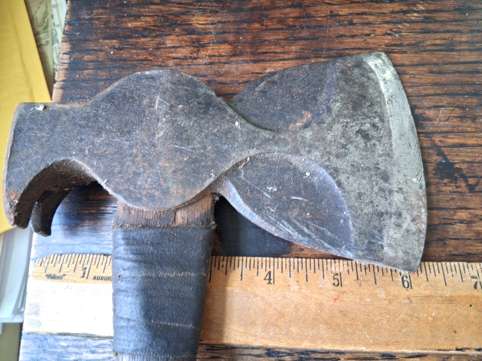 VTG #2 Buhl & Sons Co? Carpenters Hammer Claw Hatchet Axe Head 2 lbs. w/Handle