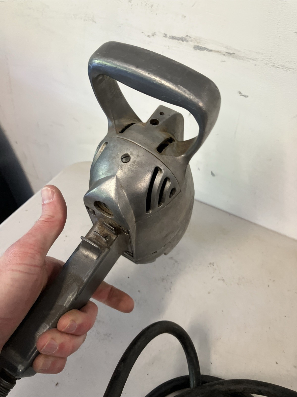Vintage Skil Model 64 3/8″ Heavy Duty Electric Drill w/ Key Tested Working 115V