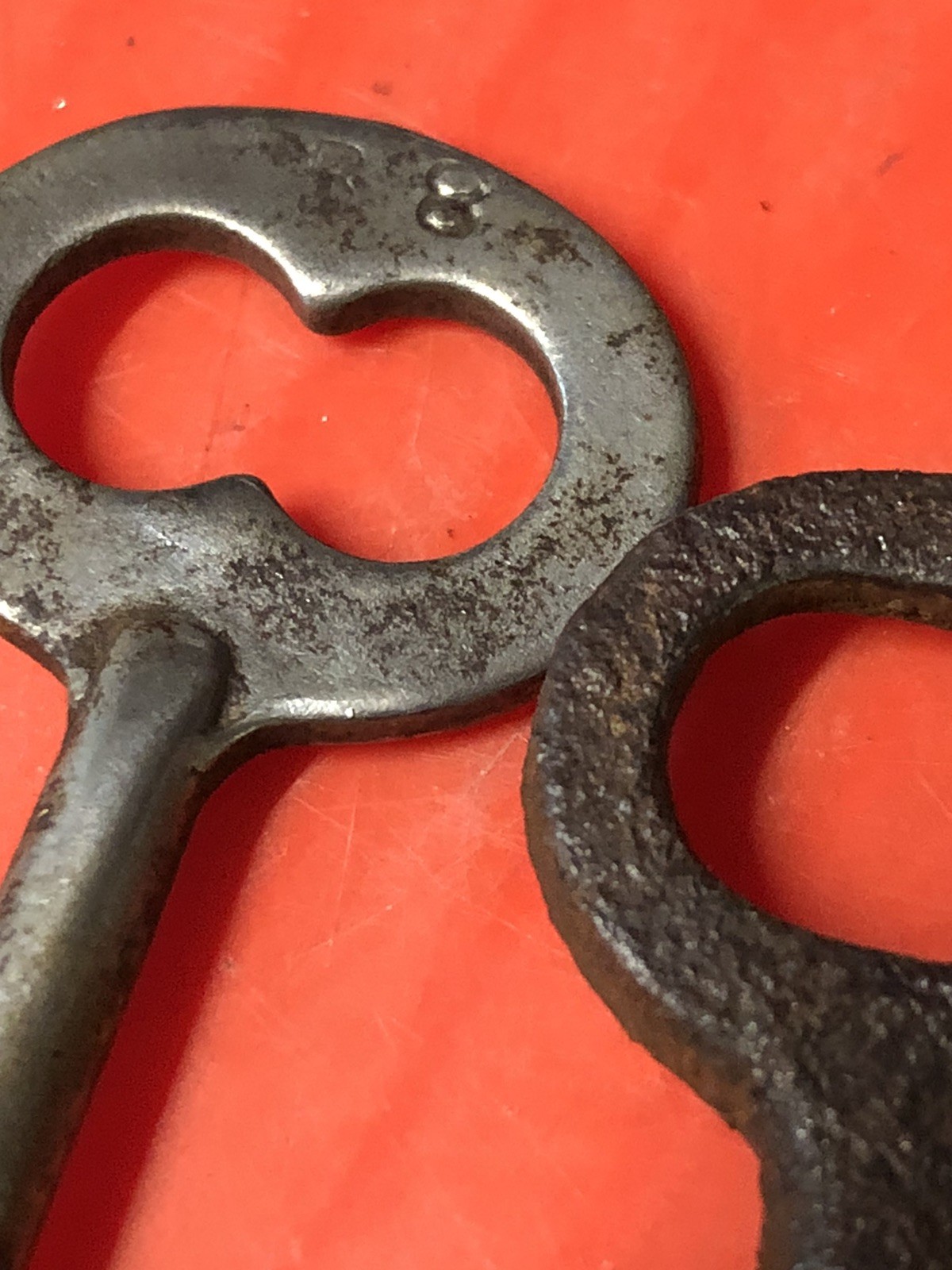 Vintage or Antique Skeleton Key Lot. 10 Keys. 2 Marked CORBIN
