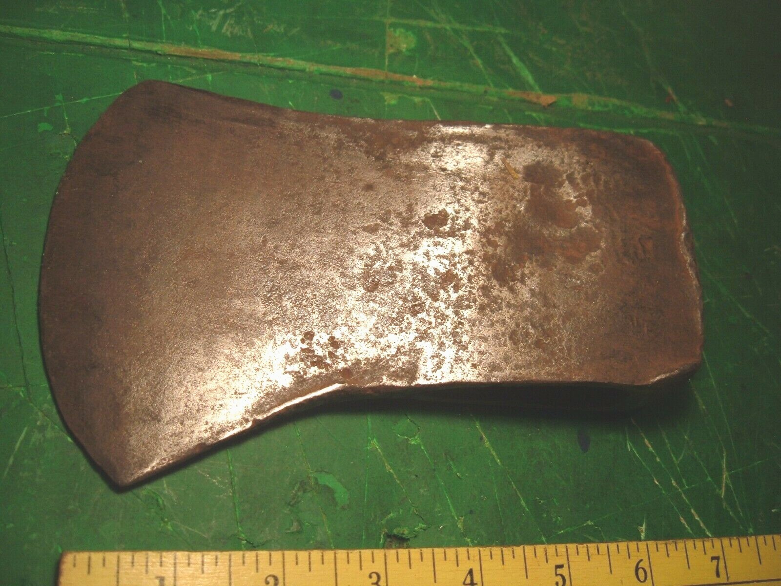 axe head faint markings approx 3 1/4 lb hunting fishing camping vintage