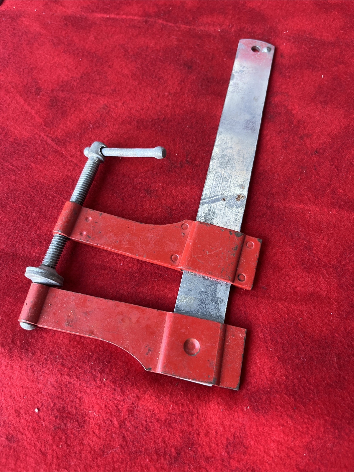 Vintage Stanley Handyman No. H157 Cramp 6″ Bar Clamp Carpenters Tool (h57)