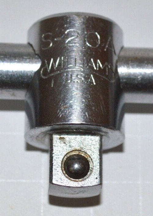 Vtg Williams S-20A 1/2″ Drive Sliding T-handle Breaker Bar !Excellent Condition!