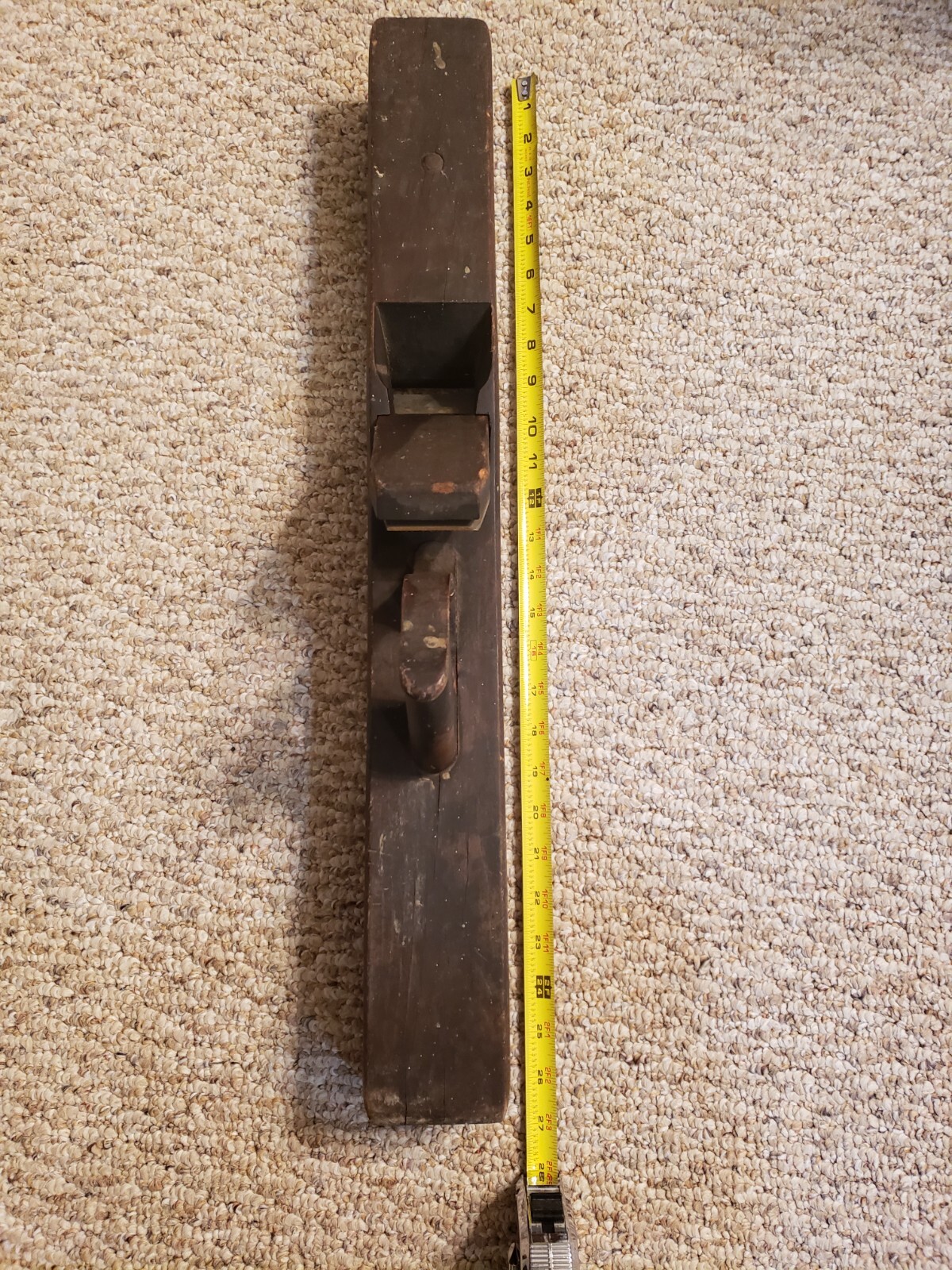 Vintage Antique Wood Block Tool OHIO TOOL 26″ Length Jack Plane 2-1/2” Blade