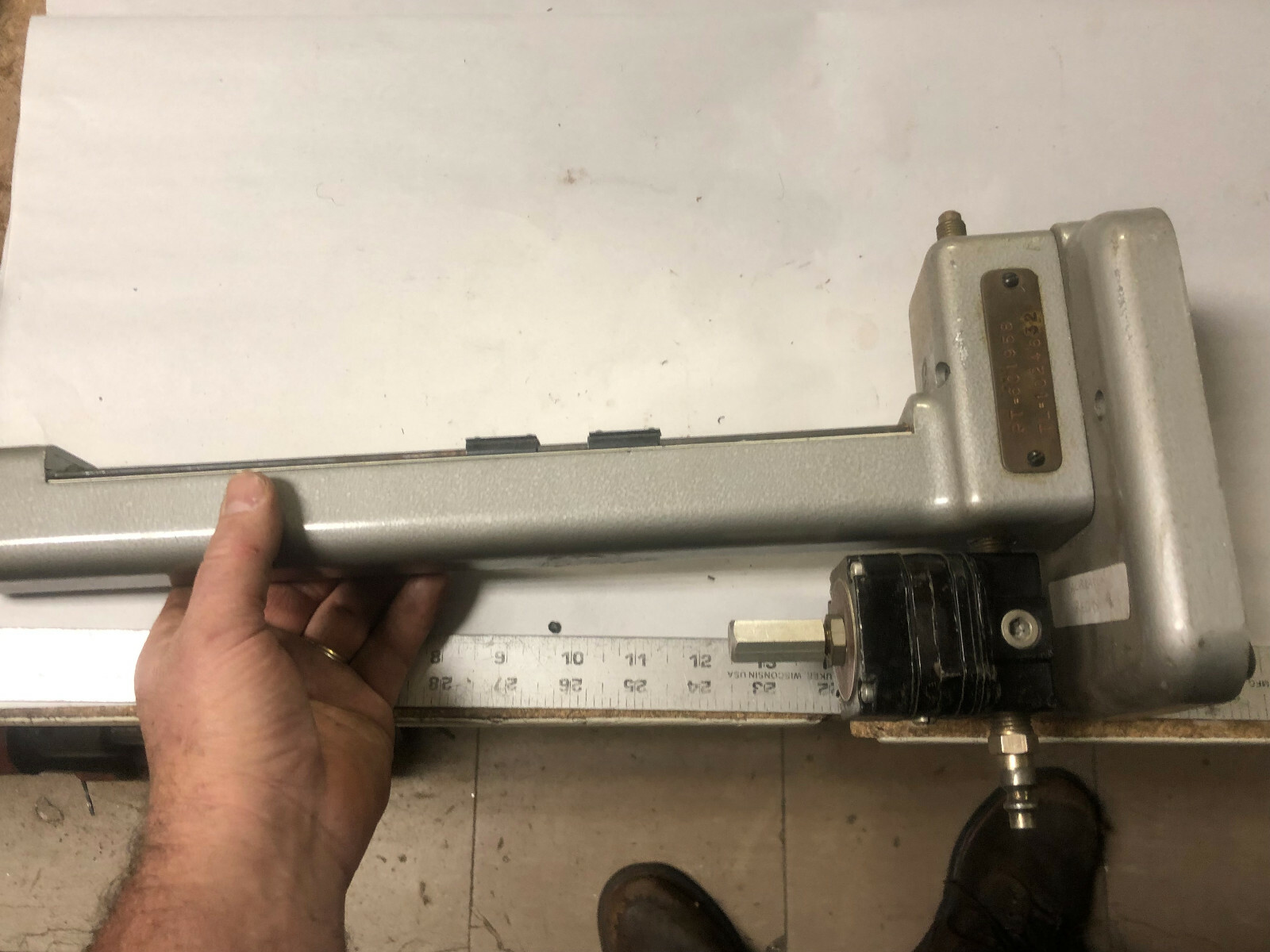 MACHINIST TOOLS LATHE MILL Sheffiled PrecisionAir Column Gage Gauge oFCe