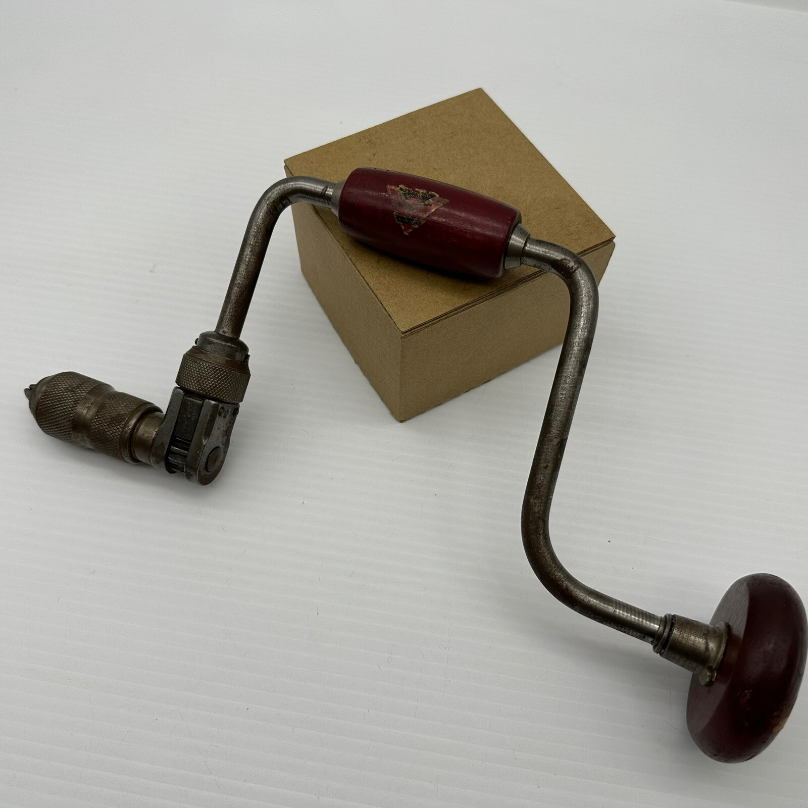 vintage MILLERS FALLS No. 1410 Ratcheting Bit Brace Made In USA Very Nice Shape
