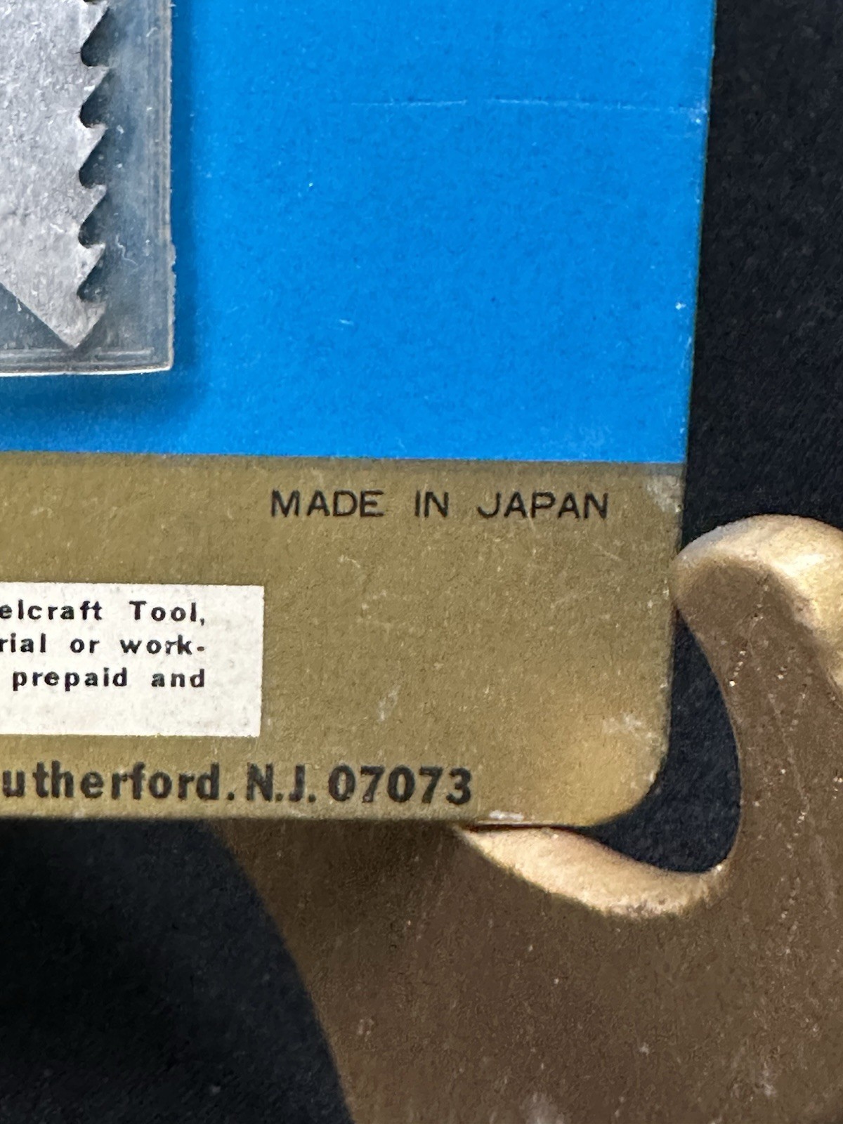 Vintage CEN-TECH 5 Piece Tungsten Carbide Saber Saw Blades No. 2145 (1/5 Used)