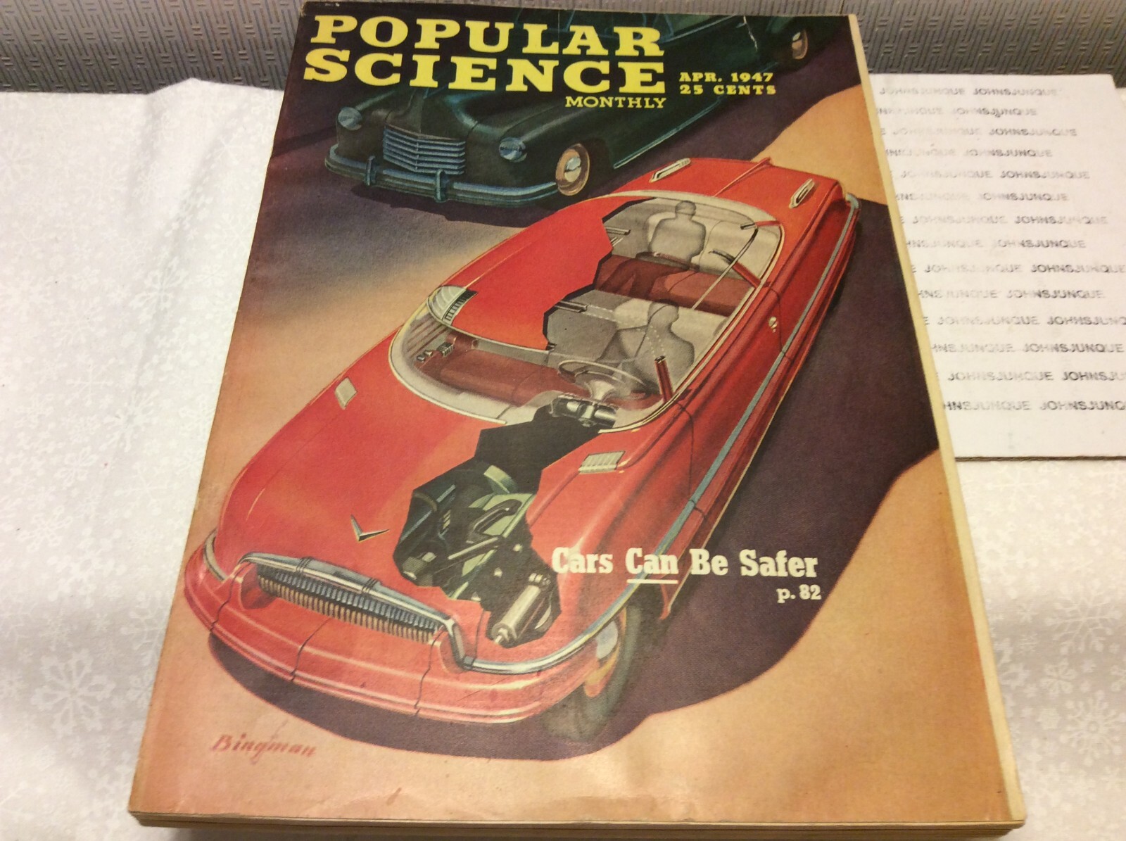 POPULAR SCIENCE MONTHLY APRIL 1947 From my personal collection 280 Pages