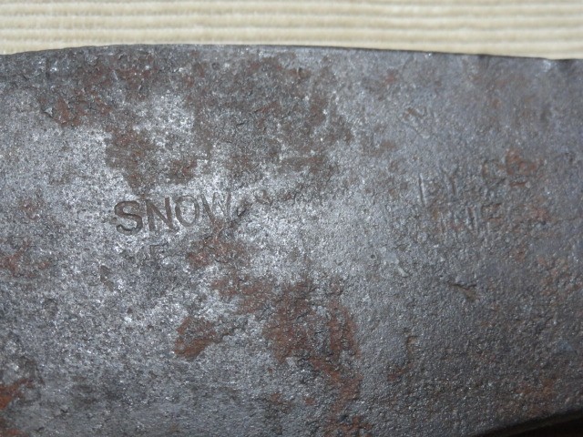 Vintage 1/2 lb. Snow & Nealley Tree Felling Bucking Logging Saw Wedge ‘TP’