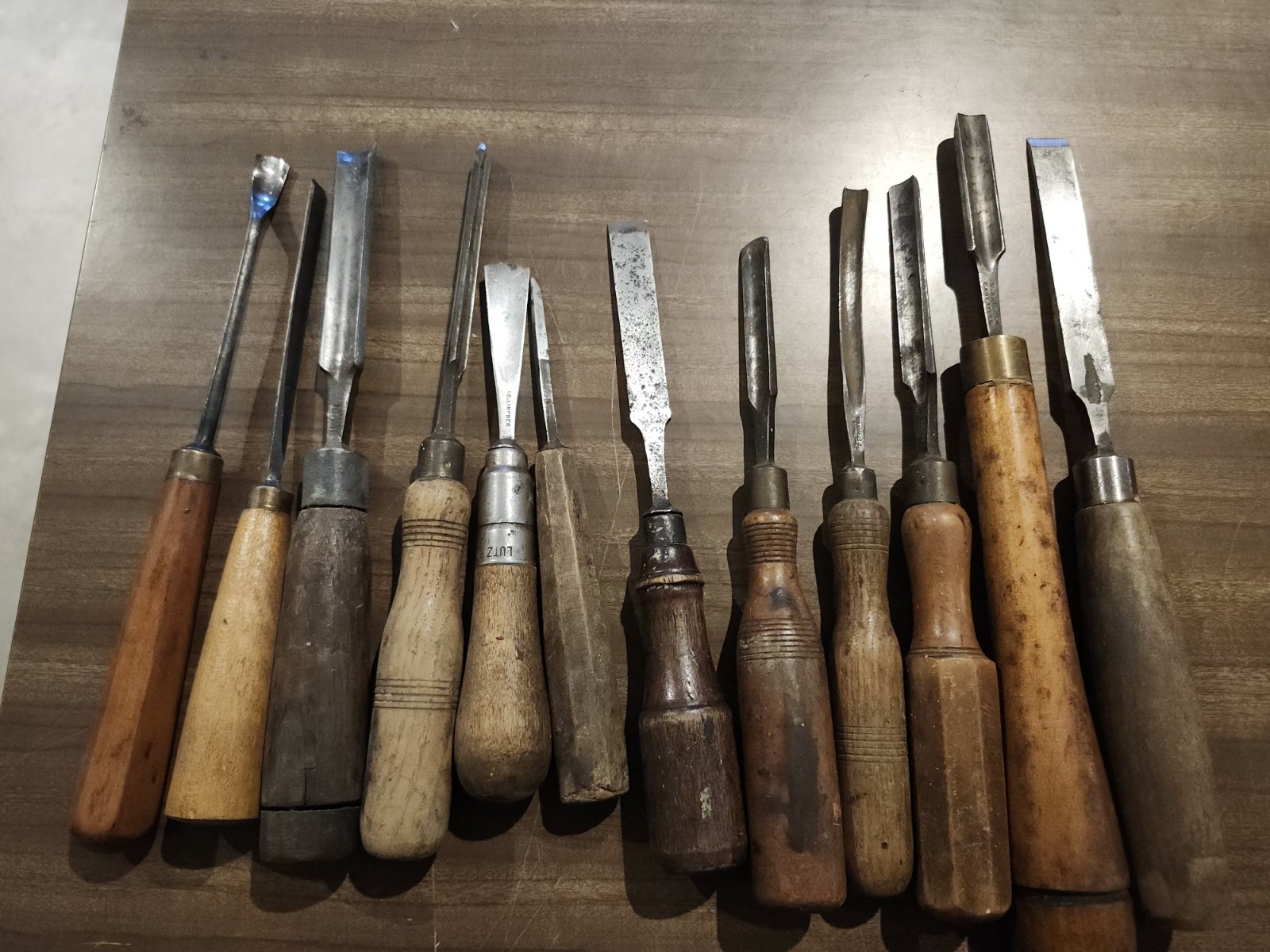 W. Butcher Cast Steel Wood Gouge & Various Others 14 Total