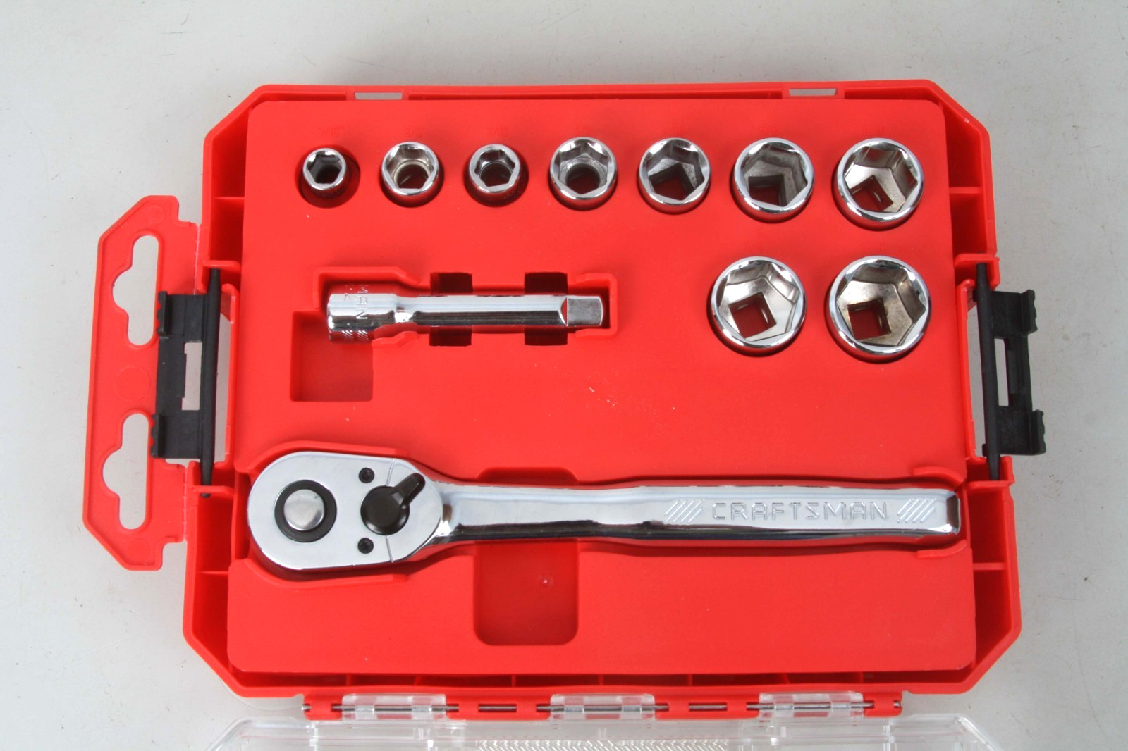 CRAFTSMAN VERSASTACK 11 Piece Standard SAE Mechanics Tool Set with Hard Case