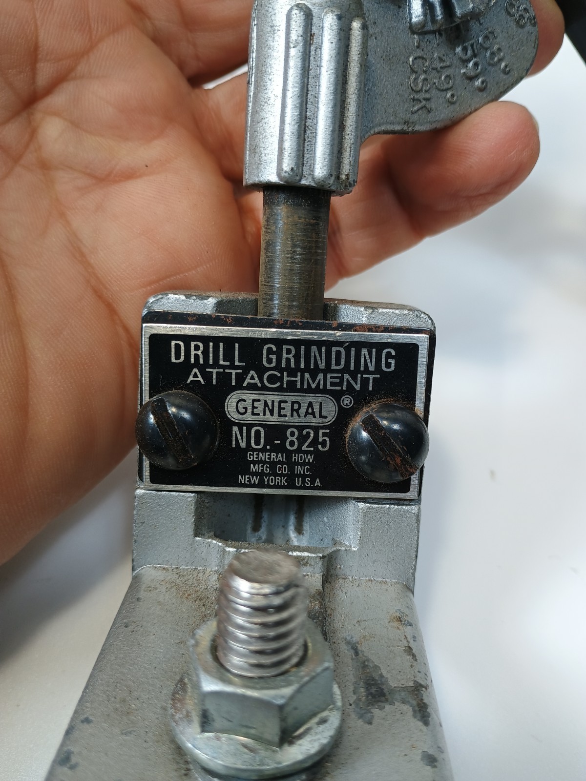 Vintage General Tools: Drill Grinding Attachment, No. 825