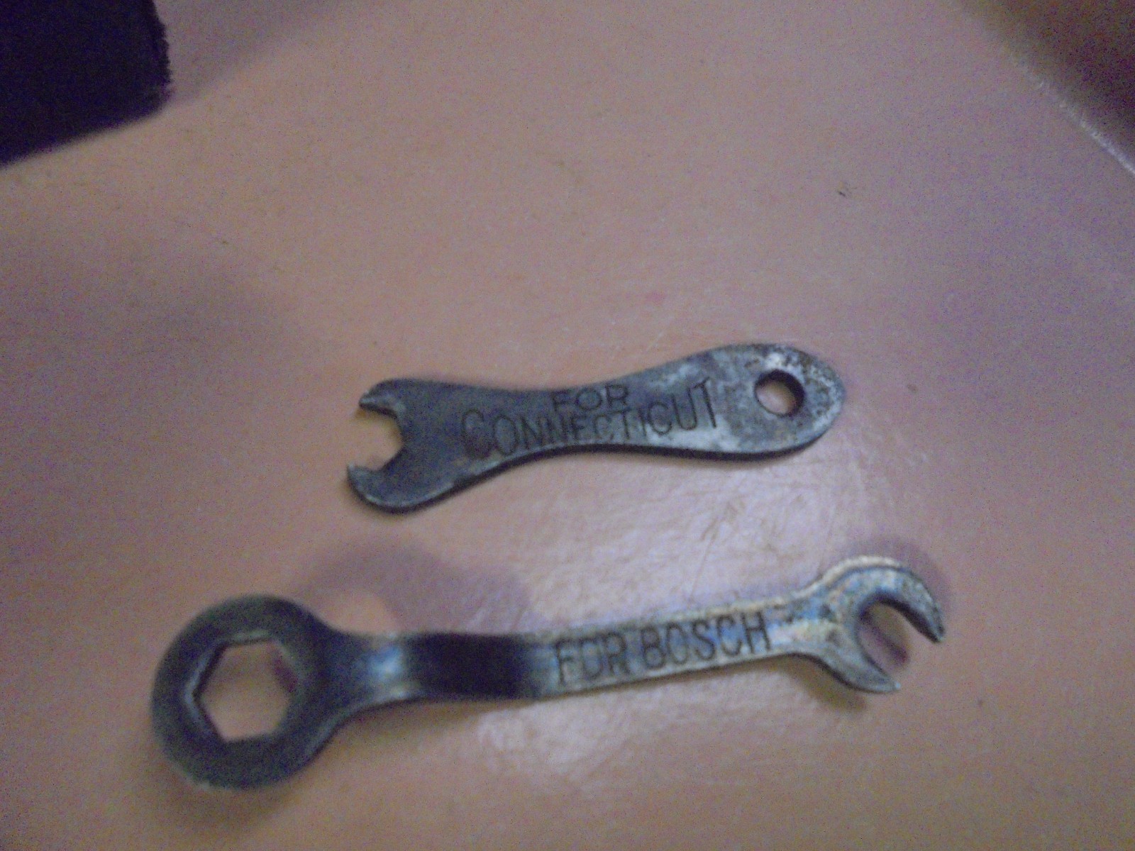 Vintage Early Spark Plug Wrench Set Remy Bosch Splitdorf Eisemann