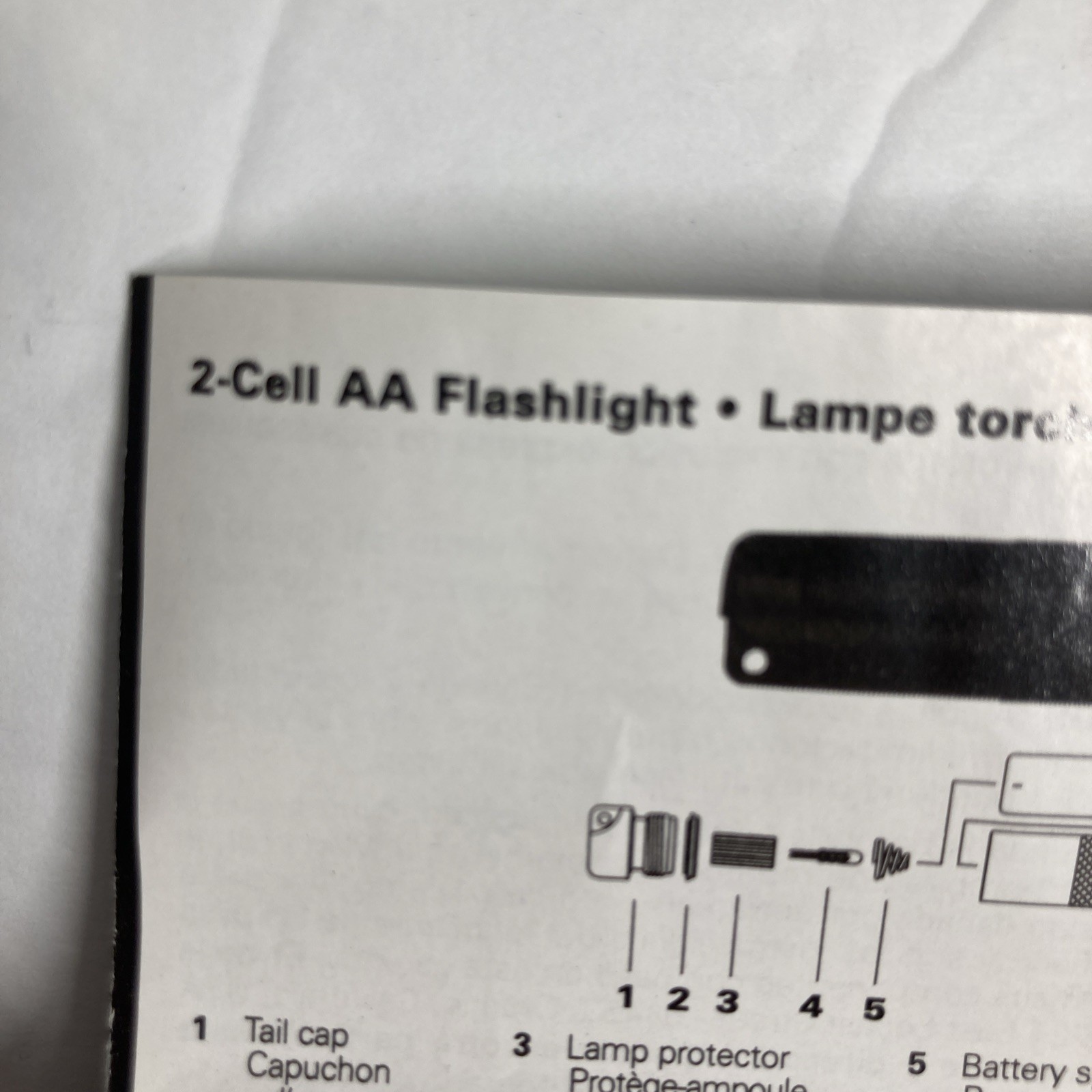Ford Motor Company Mini Maglite Flashlight in Case —Untested