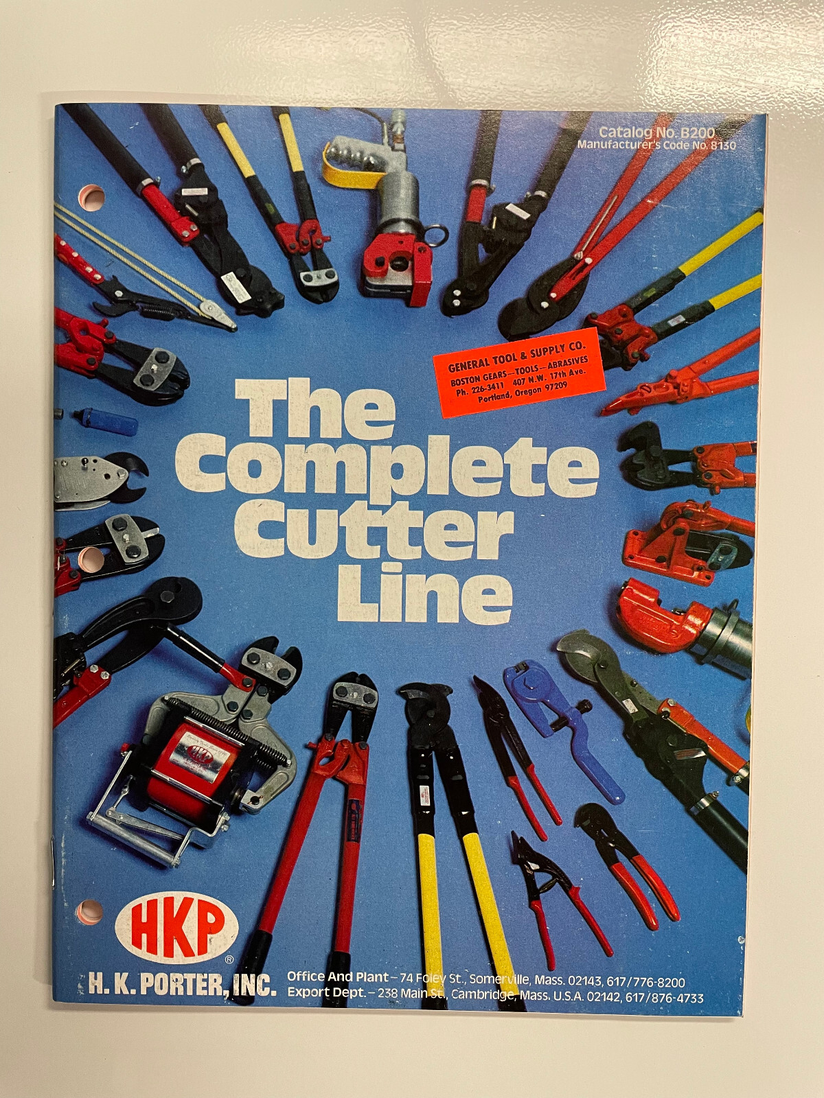 Vintage 1979 – 1980 HKP Cutter Cutting Catalog Bolt Tool Reference Ephemera 
