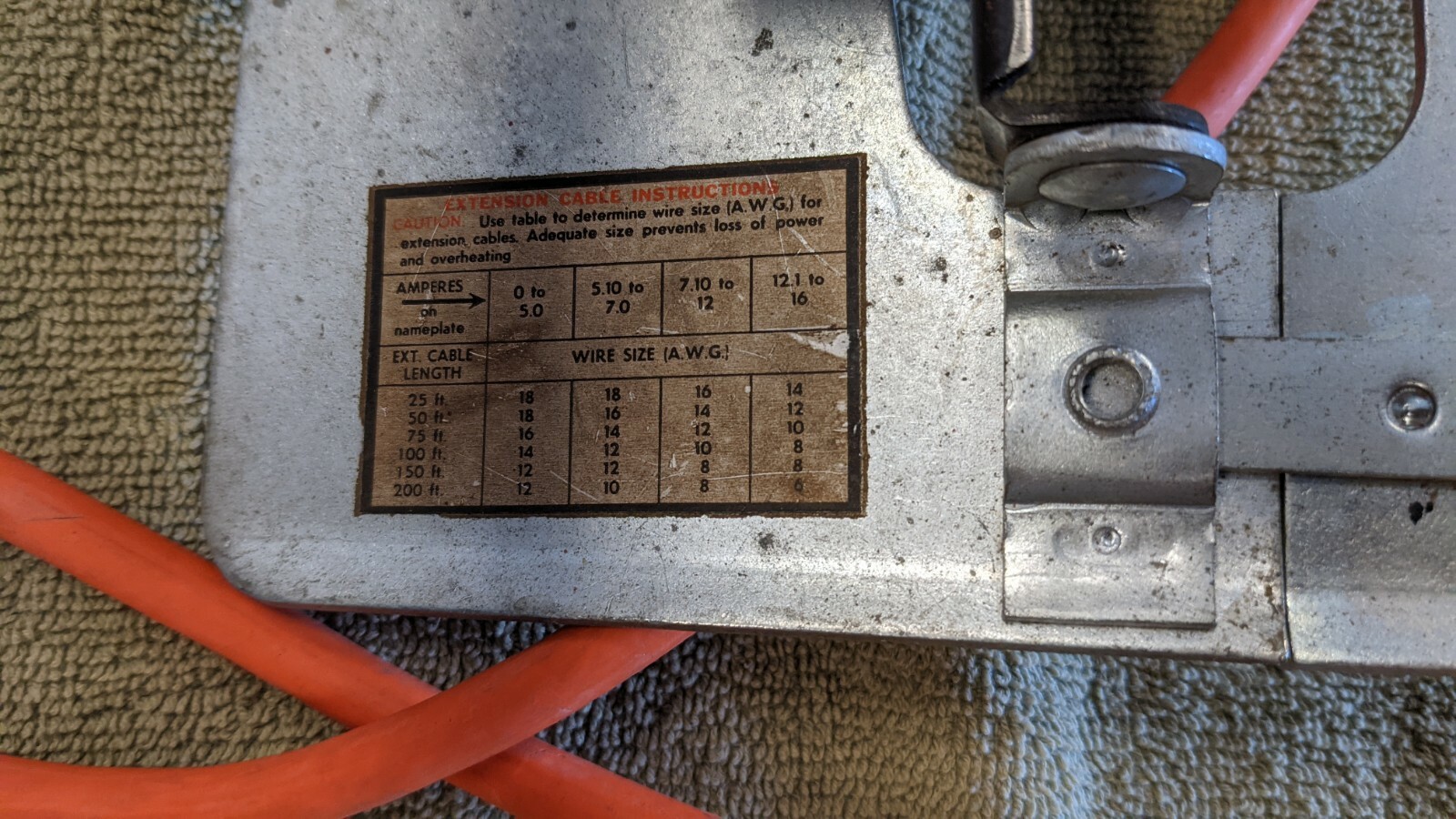 Vintage Black & Decker U-230 7 1/4″ Chrome Deluxe Saw