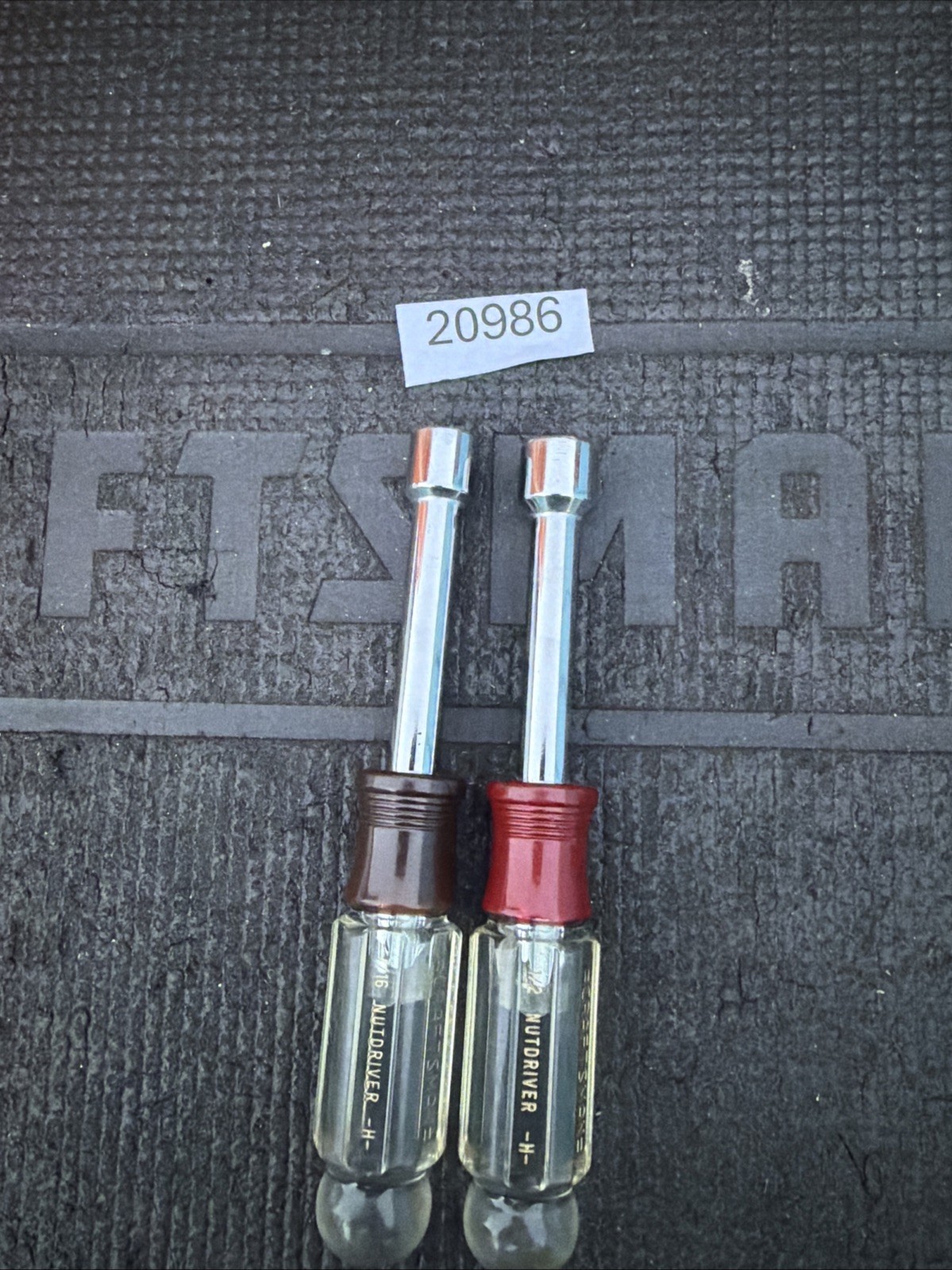 Sears Craftsman USA 2pc Nutdriver Set H 41975 41976 Light or No use 1/2” 7/16”