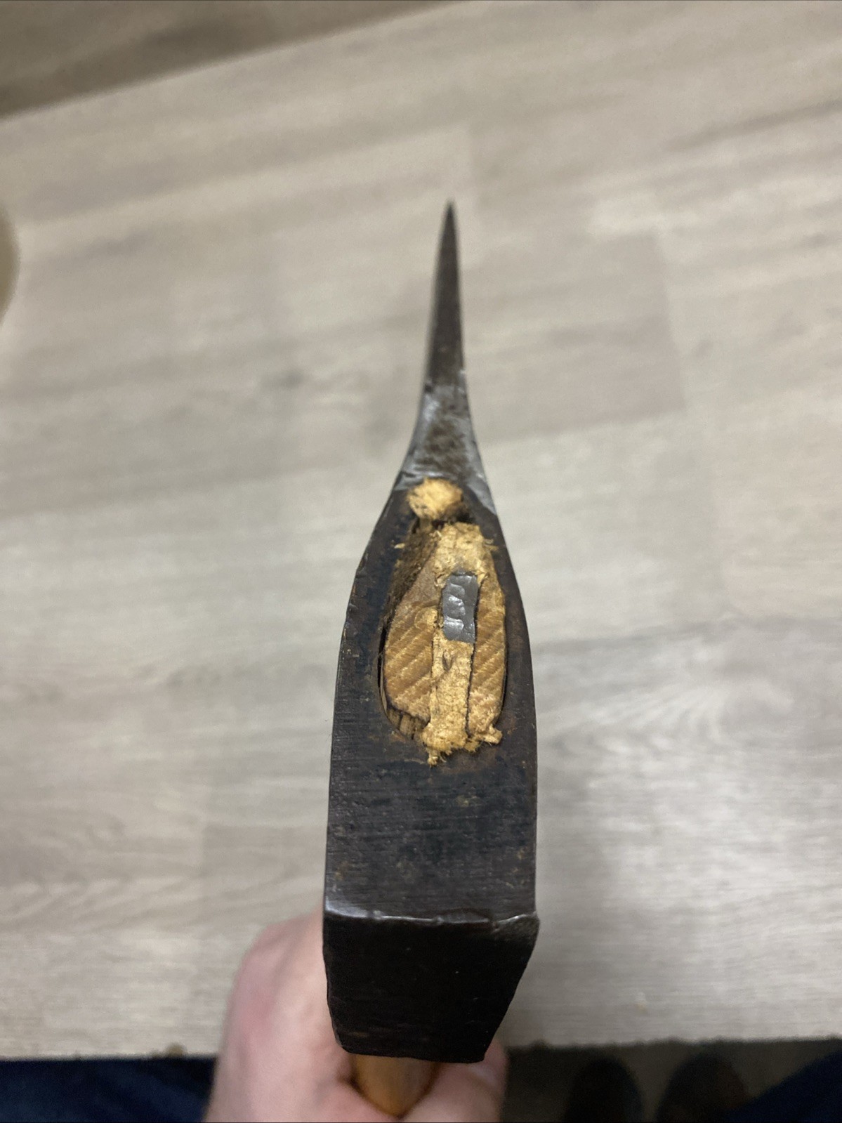 Vintage Marshall-Wells hardware Zenith Hatchet. Cold Test With Handle