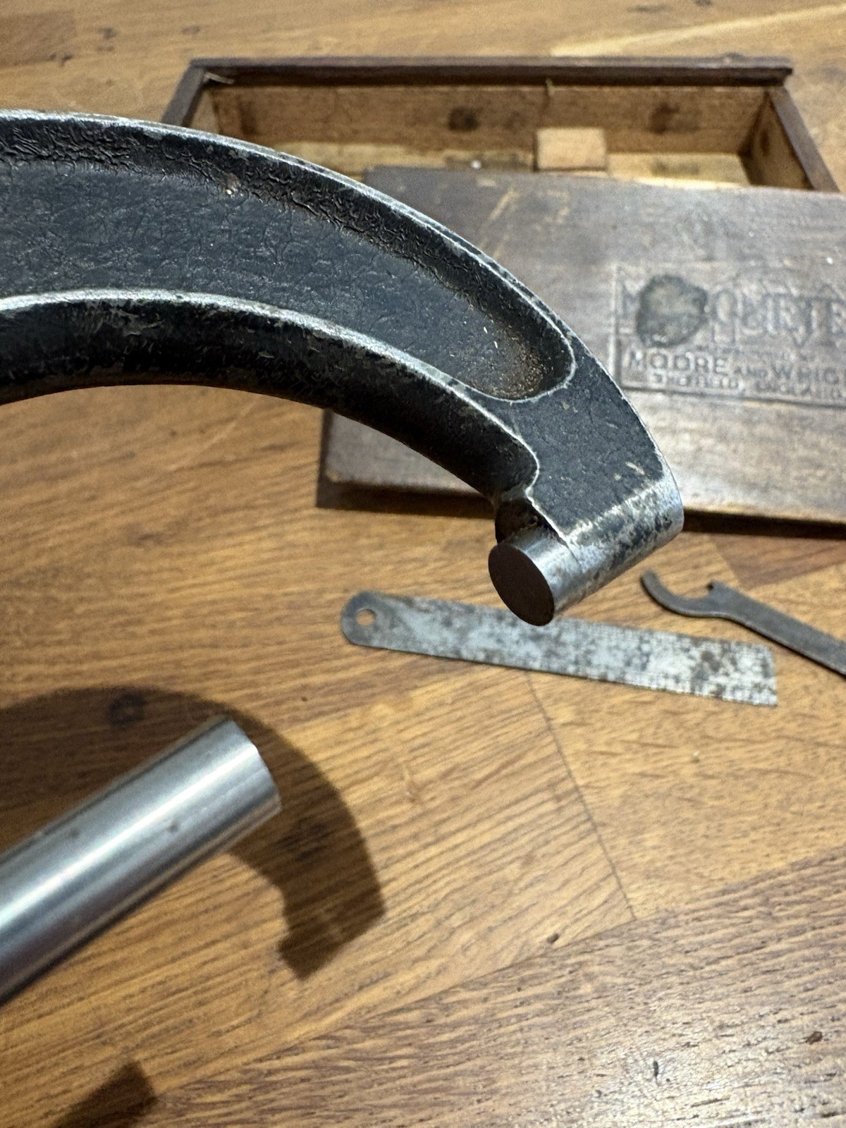 Vintage Moore And Wright No965 , 1-2” Boxed Micrometer