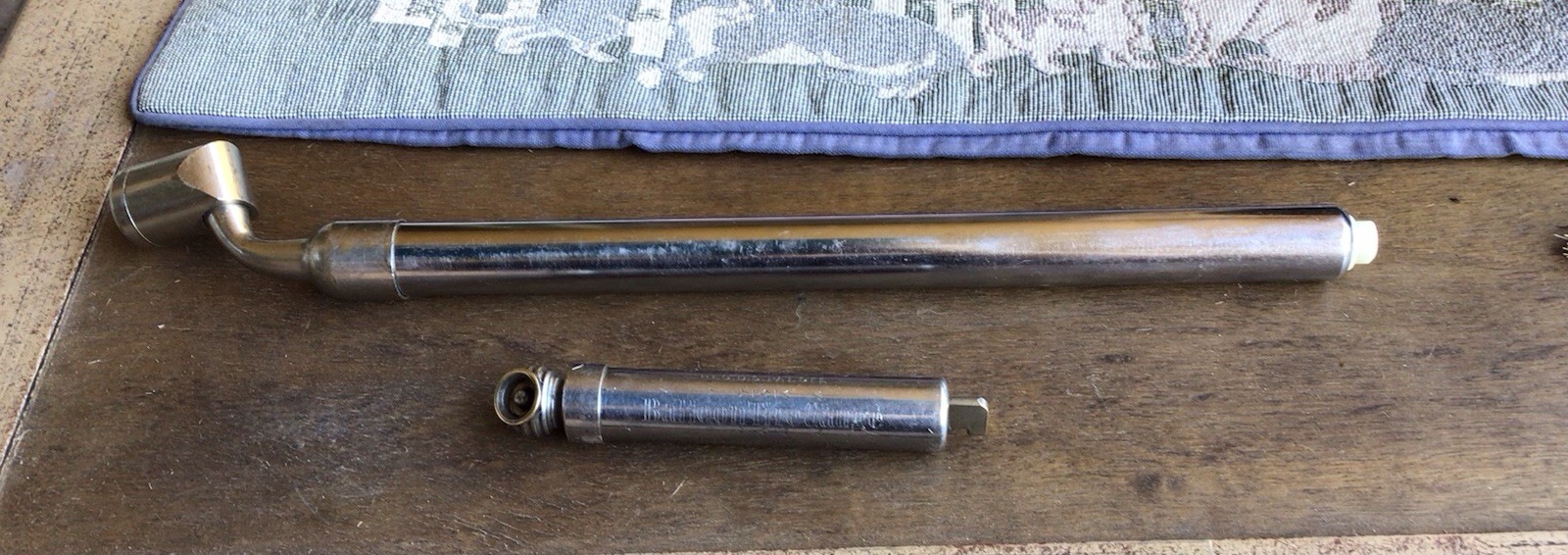Vintage Dill Pneumatic Tire Gauge Large 10″ 7233 & Schrader Balloon Gauge Tested