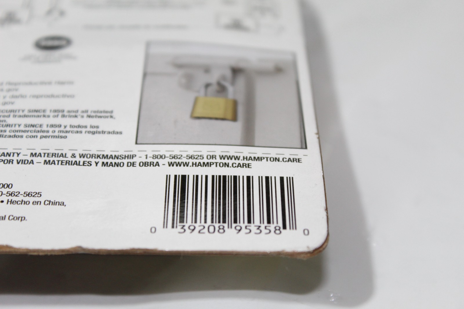Brinks Solid brass body locks set of 4 Model 661-49001
