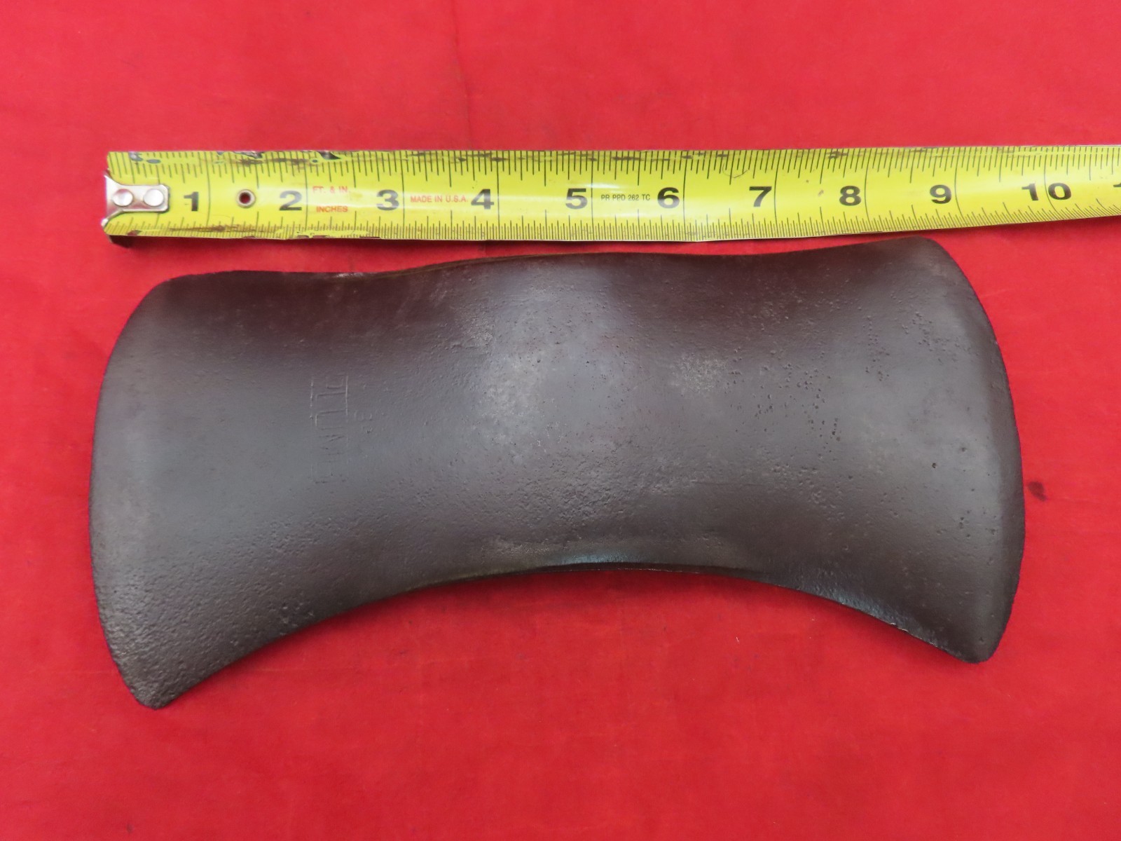 VTG PLUMB 32 DOUBLE BIT 3 lb 3 oz AXE HEAD LOGGING LUMBERJACK TOOL