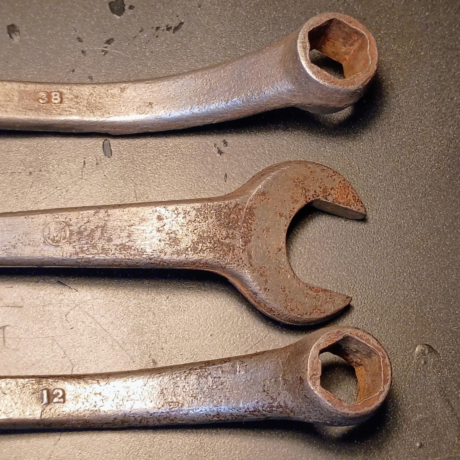 Set Of 3 Antique Early 1900s Ford S Curve Auto Wrenches Cleaned And Oiled