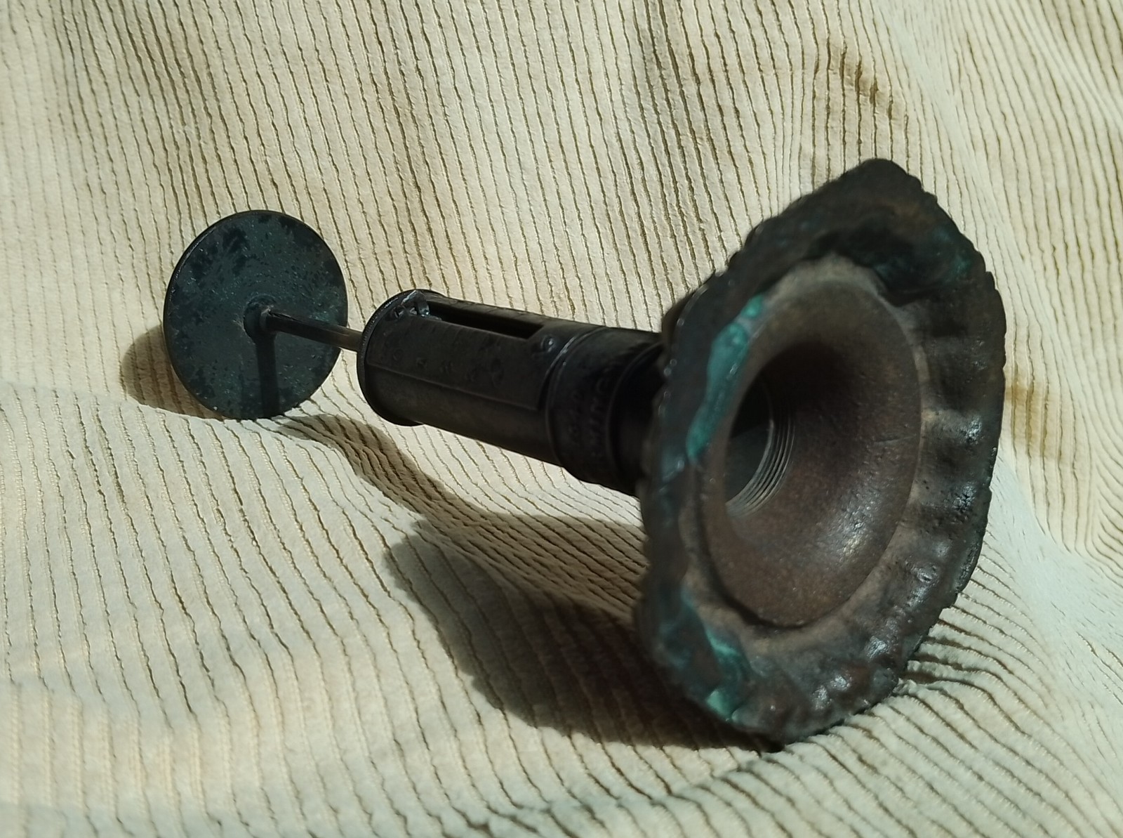 Antique Candlestick Spring Balance Postal Scale Winfield 1840