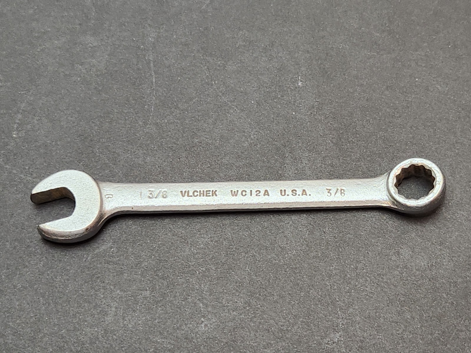 VLCHEK 3/8″ 12 Point Combination Wrench WC12A Vintage USA