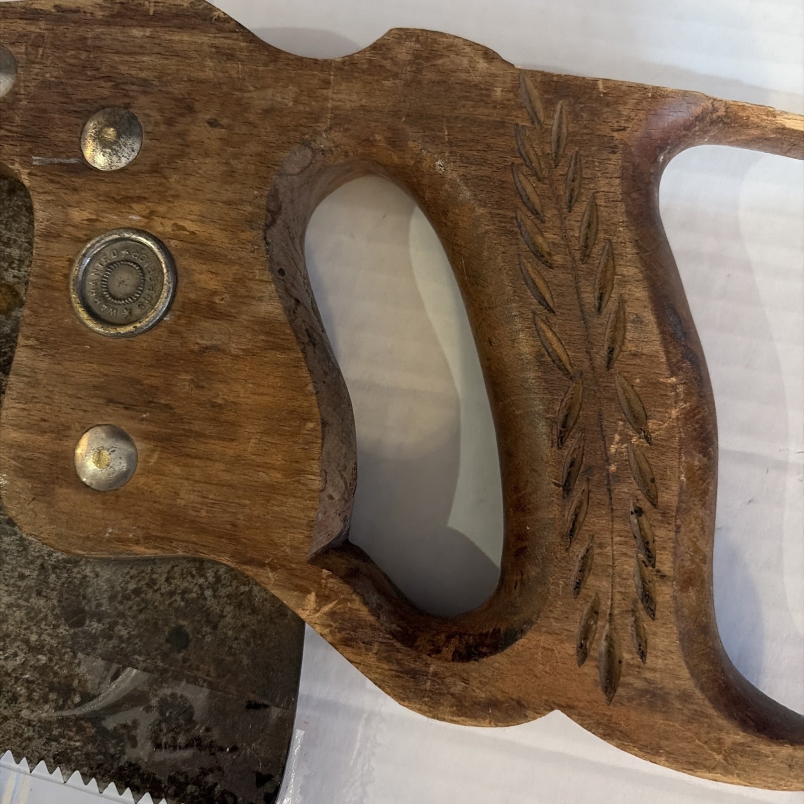 2 Vintage Saws Henry Disston and Sons Philada And Warranted Superior Hand Saws