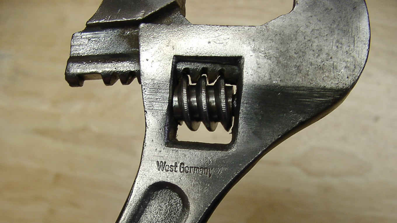 2 Vntg Steelcraft 10″ Adjustable Wrenches,Germany & West Germany,L@@K & READ!
