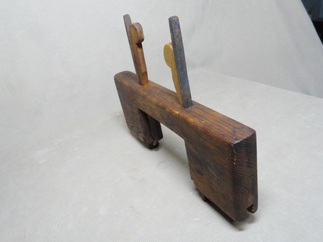 Coach Carriage Maker Double Router Wood Plane w/ Hand Cut Hardware AWESOME