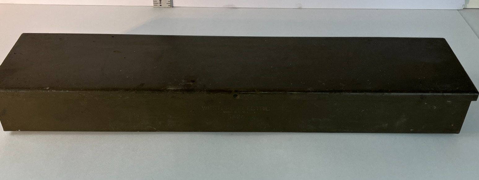 Vintage Western Electric GA26 Terminal Connection-Tool Storage Metal Box 19″ USA
